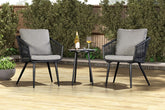 Shani 4 Pc. Conversation Set Model La-A016Lg-3Pk-Chair By Furniture Of America